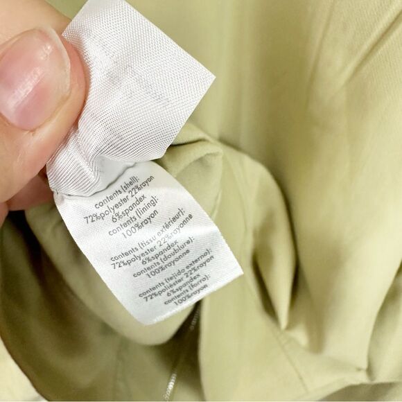 We Wore What Twill Bomber Beige Utility Oversized Jacket Large Weworewhat - Picture 8 of 8